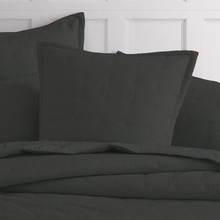 Ascot Waffle Cotton-Blend European Standard Pillow Sham
